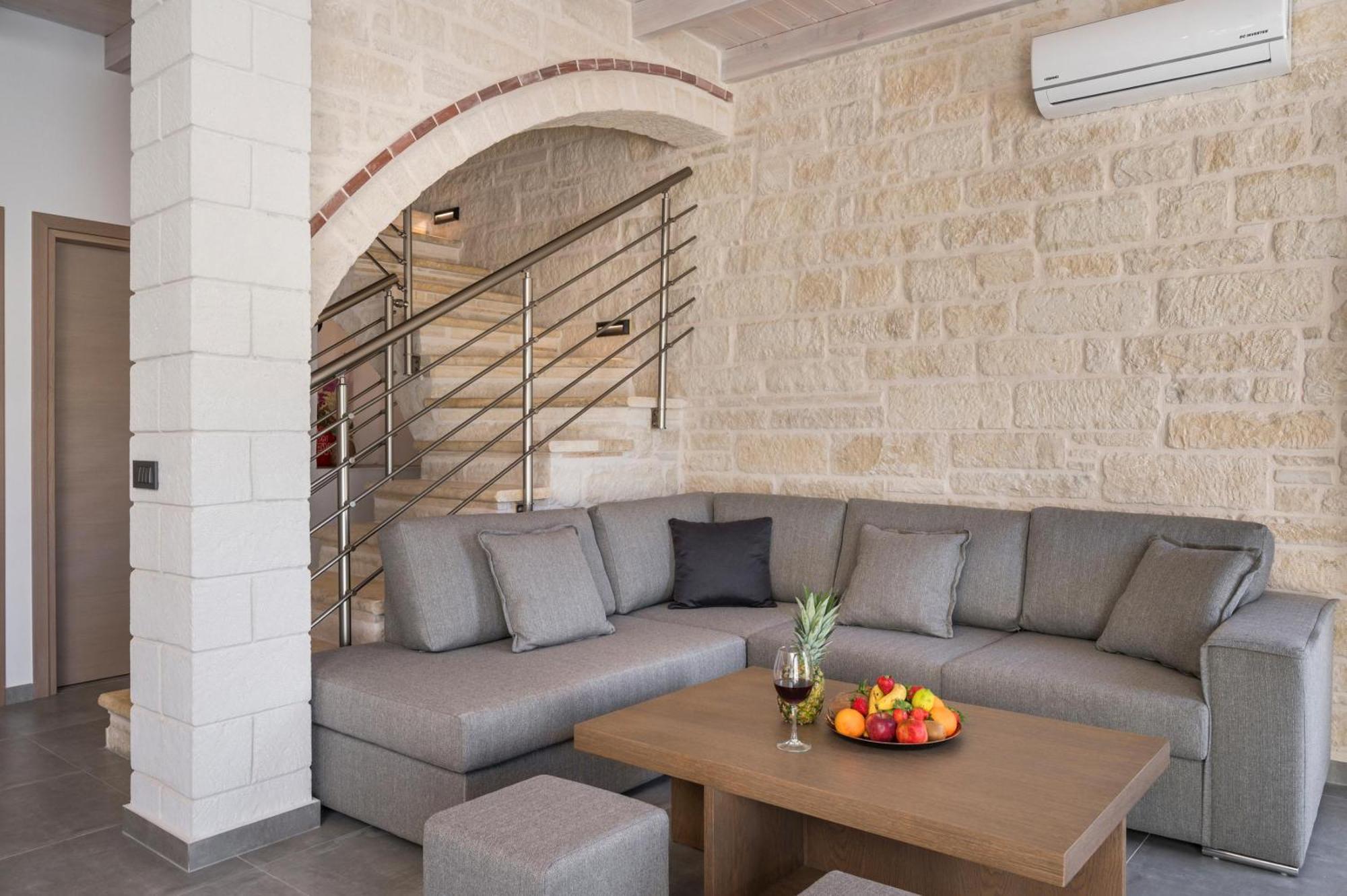 Sun Flower Villas With Sea View Agia Marina Exterior foto