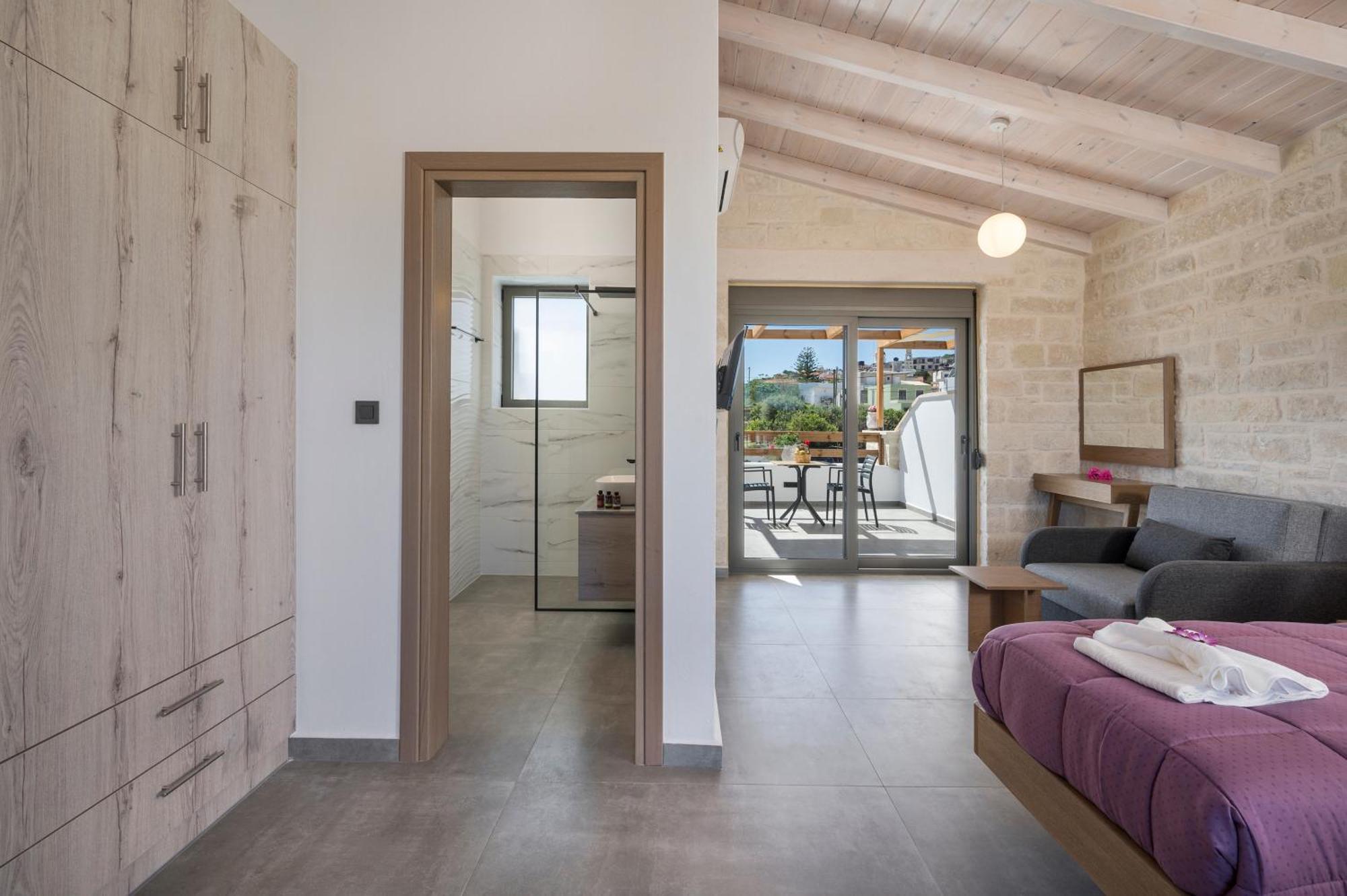 Sun Flower Villas With Sea View Agia Marina Exterior foto