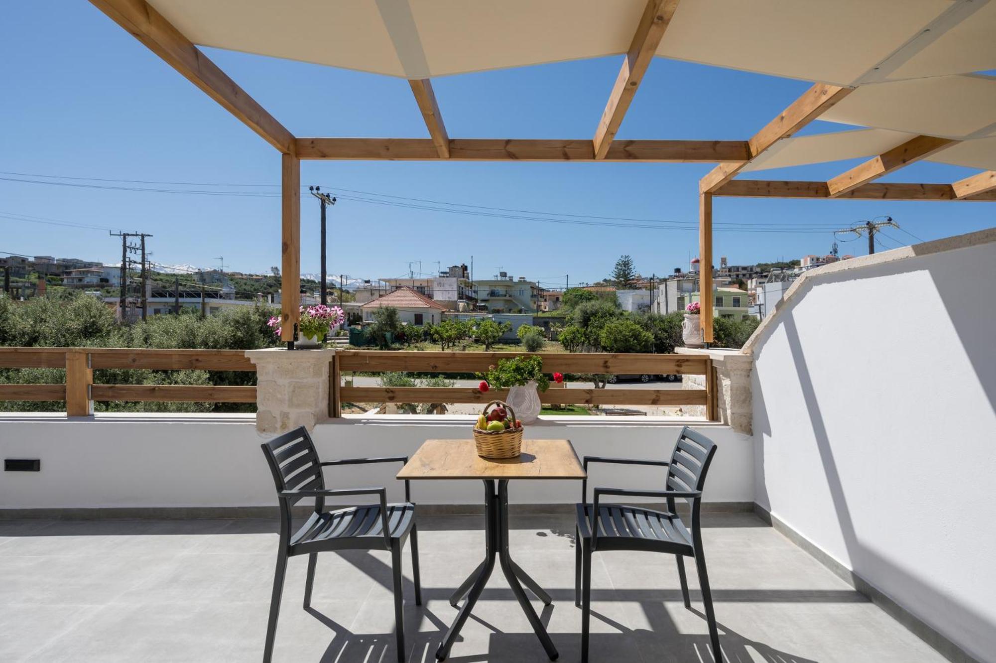 Sun Flower Villas With Sea View Agia Marina Exterior foto