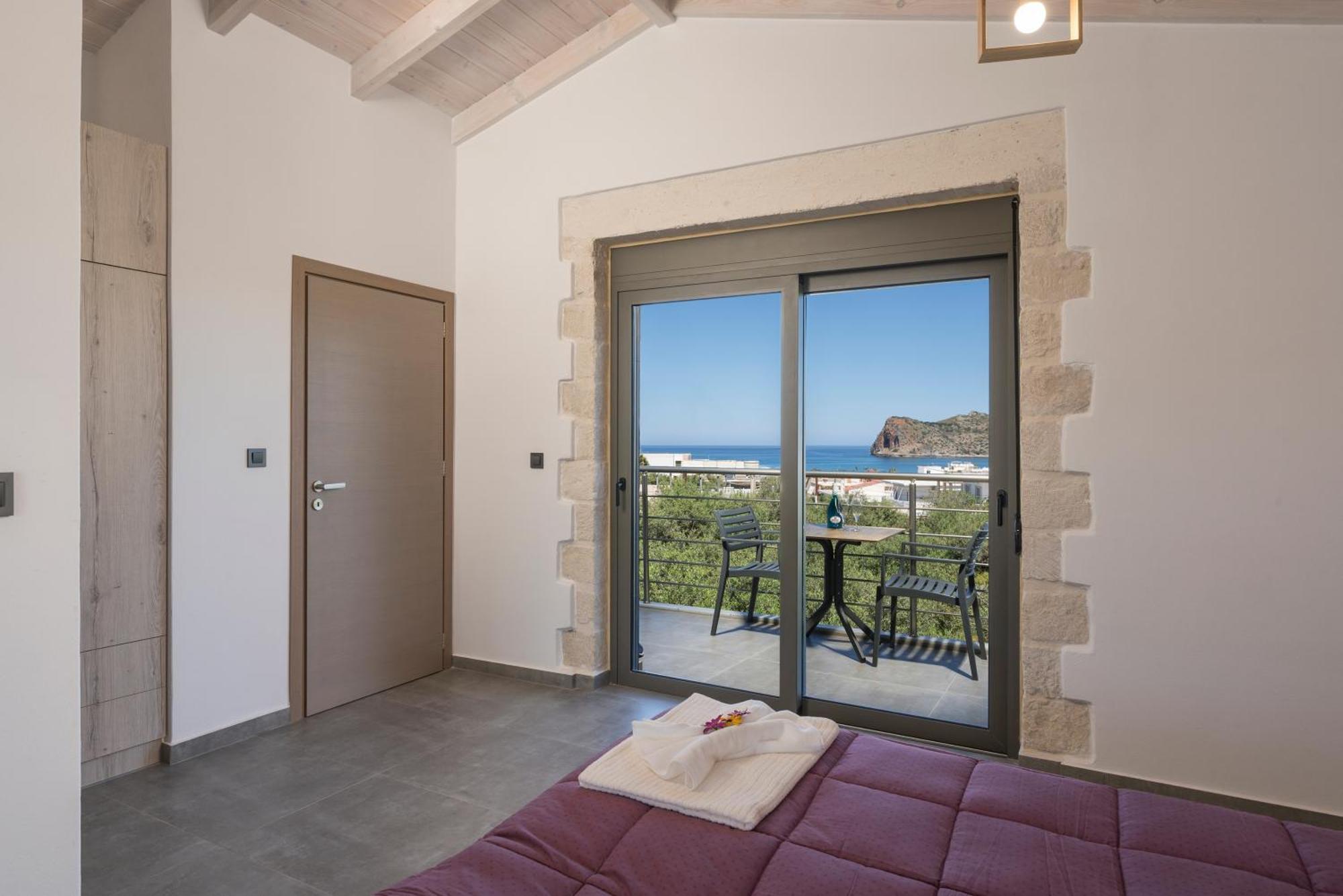 Sun Flower Villas With Sea View Agia Marina Exterior foto